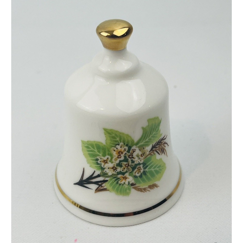 Danbury Mint Missouri Hawthorn Official State Flower Bell Collection